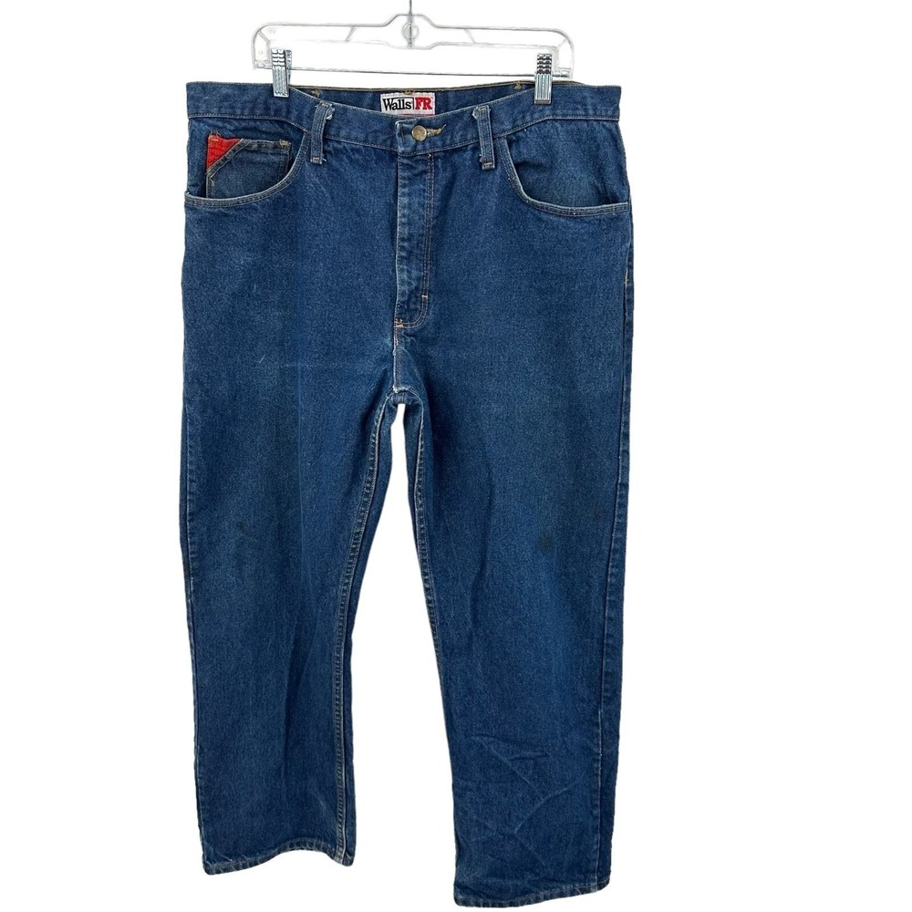 Walls FR Flame Resistant Work Jeans Mens 40x30 Blue Denim NFPA 2112 ATPV 21